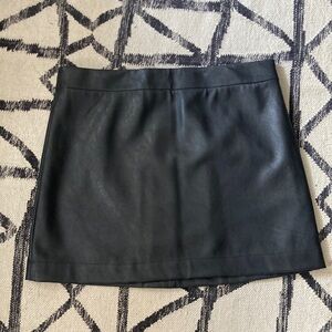 J Crew Faux Leather Skirt Size 18